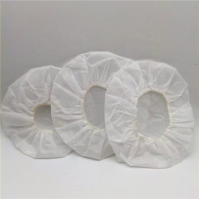 50pcs/bag 白色非織布 使い捨てヘッドフォンカバー 埃と汚れからヘッドフォンを保護