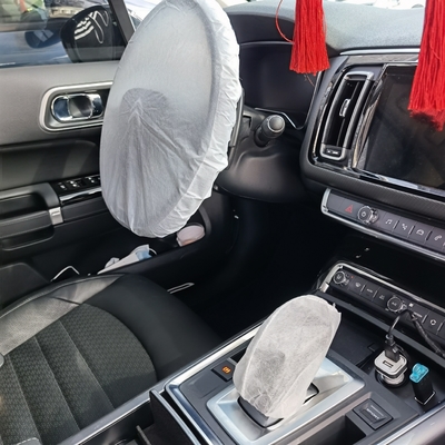 プラスチック非編まれた車の使い捨て可能なハンドルは0.02mmを覆う