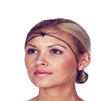 かつらのための使い捨て可能な5mmナイロンHairnetは見えない20inchダンスのHairnetを編む