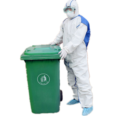 PPEの分離の保護つなぎ服の化学フード付きの病院のHazmat CAT IIIのタイプ3b 4b